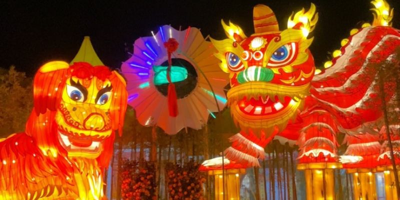 Sống ảo cùng triển lãm đèn lồng khổng lồ tại Singapore