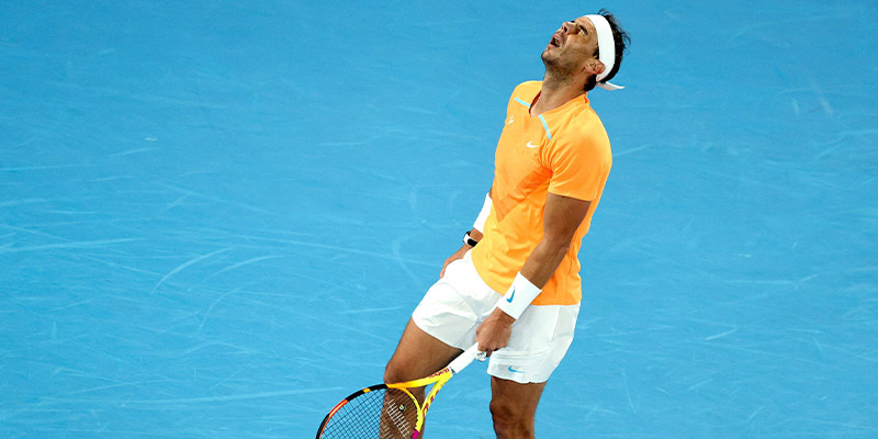 Nadal đã không thể chơi hết sức vì chấn thương