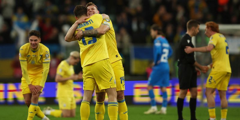 Giây phút đầy cảm xúc của trận Play-off EURO 2024: Ukraine vs Iceland