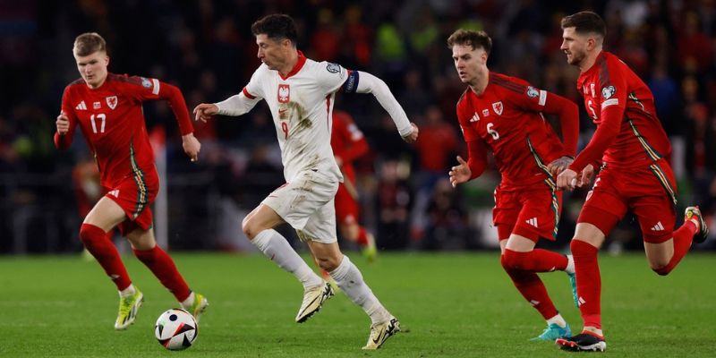 Trận Play-off EURO 2024: Xứ Wales vs Ba Lan đã diễn ra rất kịch tính