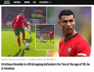 Tờ Sport Bible ca ngợi Ronaldo "vĩnh cửu"